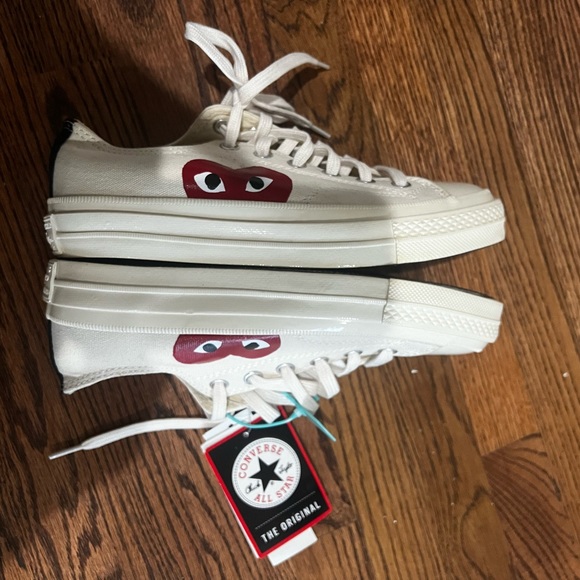 COMME DES GARÇONS x Converse Chuck Taylor '70 Low-Top Sneakers NWT size 7.5w - Picture 2 of 11